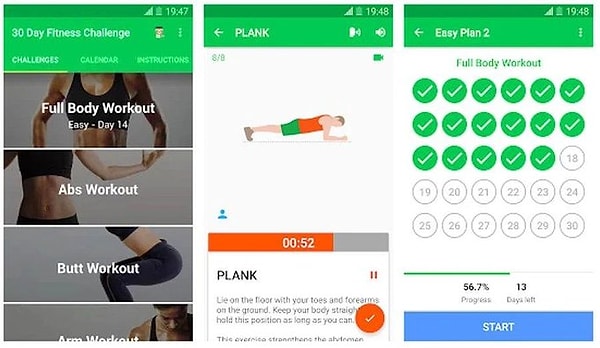Kendinize aylık meydan okumalar yapabilirsiniz:30 Day Challenge