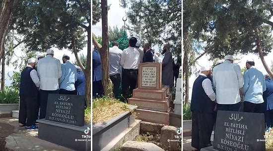Mezarlıkta Onlarca İnsanın Hep Bir Ağızdan Zikir Çekerek Ayin Yaptıkları Anlar Gündem Oldu