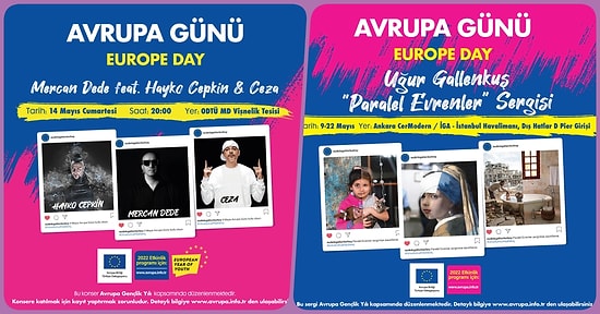 Mercan Dede, Hayko Cepkin, Ceza Aynı Sahnede: Avrupa Günü Etkinlikleri "Umudumuz Hep Genç" Sloganıyla Başladı!