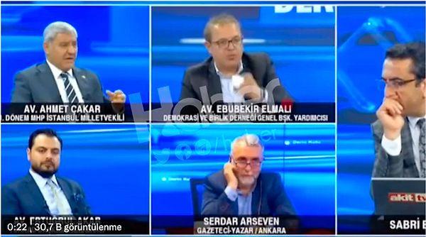 Eski MHP Vekili ise AKİT TV'de katıldığı bir programda şu sözleri sarf etmişti;