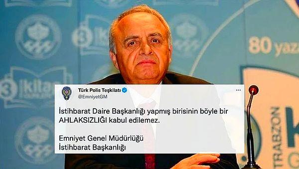 2. Emniyet Genel Müdürlüğü (EGM)'nin Canan Kaftancıoğlu'na destek veren Sabri Uzun hakkındaki paylaşımı tepki çekti.