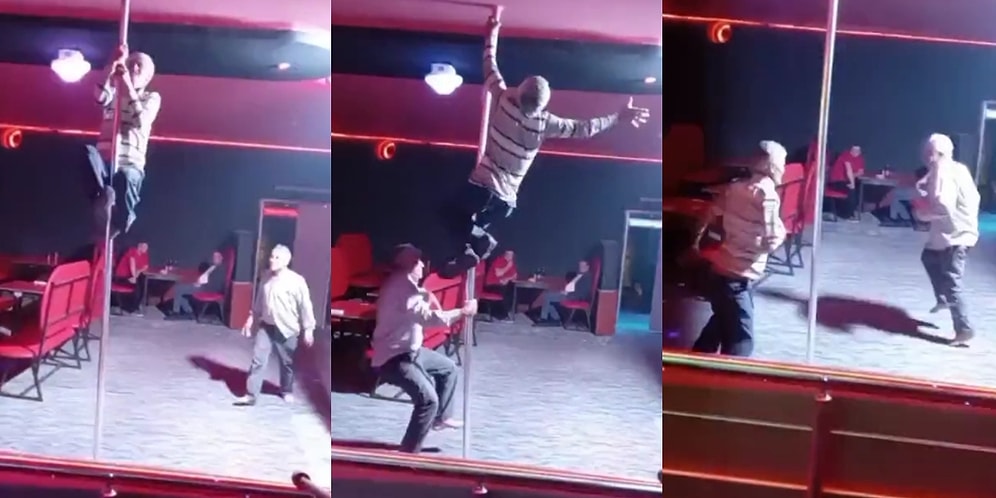 Bir Gecede Tarlayı Yiyen Ali Dayıların Boş Pavyonda Sergiledikleri Direk Dansı Performansı Gündem Oldu