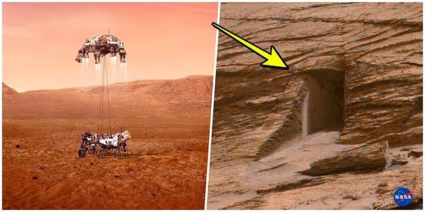 NASA'nın Keşif Aracının Mars'tan Paylaştığı Görüntülerdeki Esrarengiz Kapı Sosyal Medyayı İkiye Böldü!
