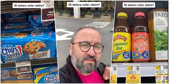 ABD'ye Taşınan Ünlü Oyuncu Erdem Baş'ın 10 Dolarlık Abur Cubur Alışverişini Görünce Hayret Edeceksiniz!