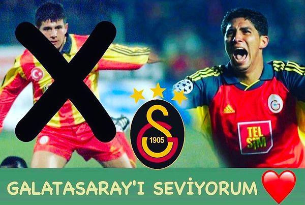 Galatasaray taraftarının hoşuna gideceğini düşündüğü paylaşımlar yaparak Galatasaray'ın teknik direktörü olmak istediğini söylüyor.