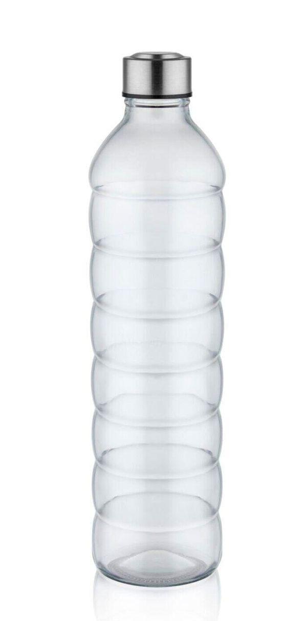 8. Su içmeyi unutanlar için cam su şişesi...