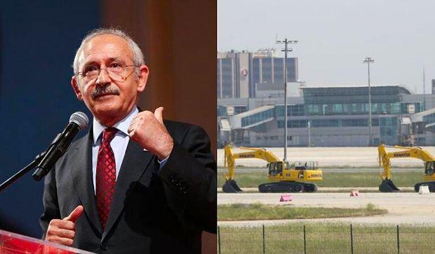 Kılıçdaroğlu'ndan Atatürk Havalimanı Açıklaması: 'Bu İşte Bir Damla Mürekkebi Olan Herkes Vatan Hainidir'