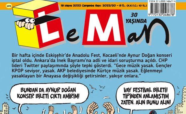 Leman'dan Aynur Doğan Kapağı: 'Bundan da Konser Bileti Çıktı Amirim'