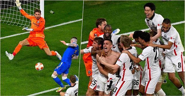 Eintracht Frankfurt Şampiyon! UEFA Avrupa Ligi Kupası Penaltı Vuruşları Sonucunda Almanlara Gitti