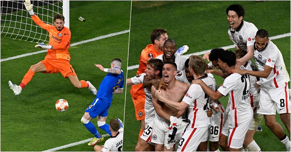 Eintracht Frankfurt Şampiyon! UEFA Avrupa Ligi Kupası Penaltı Vuruşları Sonucunda Almanlara Gitti