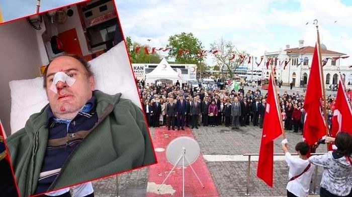 19 Mayıs Töreninde MHP'liler CHP Üyesine Saldırdı: 'MHP'nin Geleneği Bu'