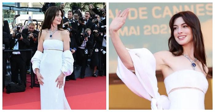 Cannes Film Festivali'nde Prömiyerini Yapan Armageddon Time Yıldızı Anne Hathaway Görünüşüyle Göz Kamaştırdı