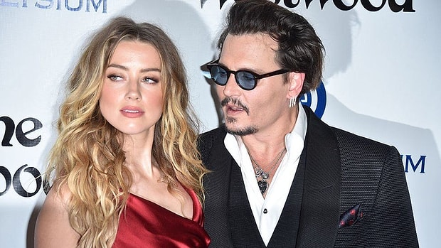 35+ Amber Heard Johnny Depp Onedio amber heard bee earring