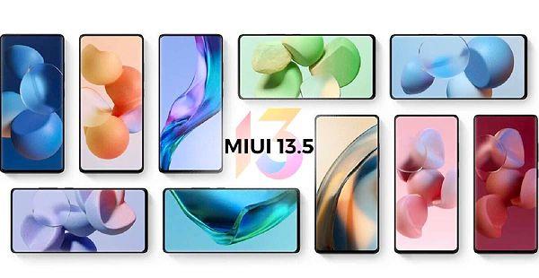 Android 12 tabanlı MIUI 13.5 güncellemesi alacak Xiaomi modelleri