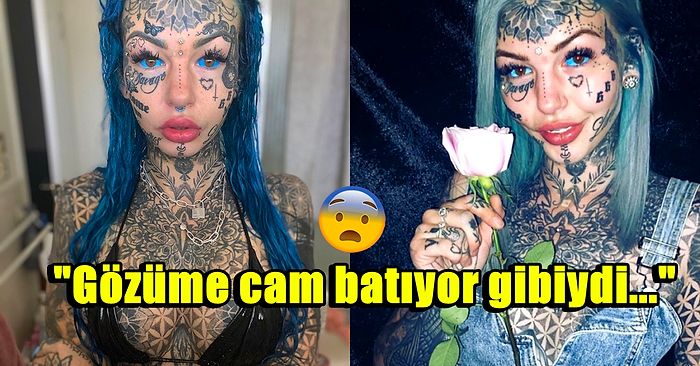 Göz Bebeklerine Dövme Yaptırmasının Ardından Haftalarca Mavi Gözyaşı Dökerek Kör Kalan Ünlü Model