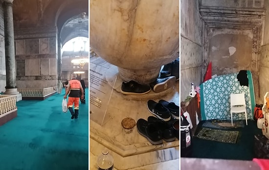 Kapısı Yendi, Duvarları Kazındı... Gözümüzün Önünde Yok Edilen Ayasofya'nın Son Hali