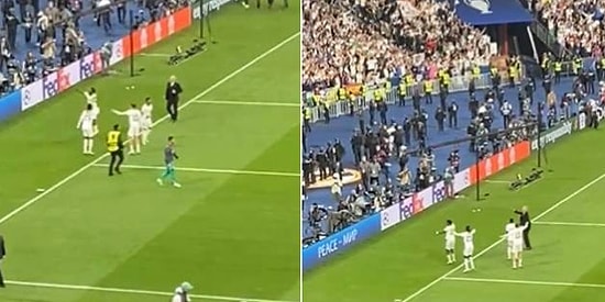 Şampiyonlar Ligi Şampiyonu Olan Real Madridli Futbolcuların Sürpriz Sonlu Kutlama Dansı