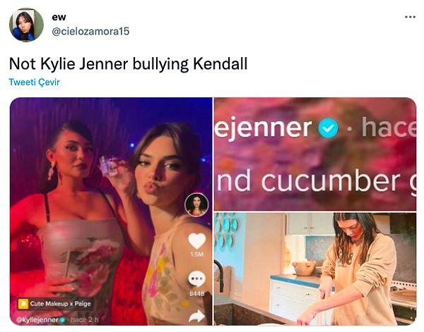 4. "Kendall'a zorbalık yapan Kylie Jenner değil."