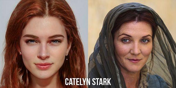 8. Oğullarının peşinde koşmaktan helak olan Catelyn Stark: