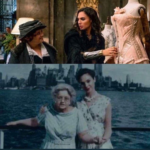 19. Wonder Woman 1984'te, ilk filmden Etta Candy'nin yaşlı versiyonu, Diana'nın dairesindeki fotoğraflardan birinde görünüyor.
