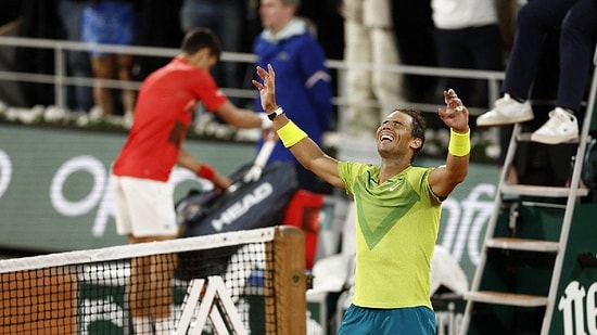 Roland Garros'ta 4 Saat 16 Dakika Süren Maçta Nadal, Djokovic'i 3-1 Yenerek Yarı Finale Çıktı
