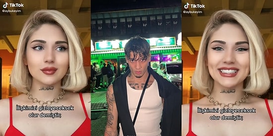 TikToker Aybüke'nin Boynuna Adını Yazdırdığı Çakal ile Birlikte Olduğunu İma Ettiği Video Gündem Oldu