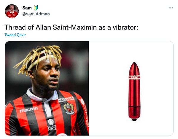 Allan Saint-Maximin bir vibratör olsaydı diye başlıyor ve devam ediyor.