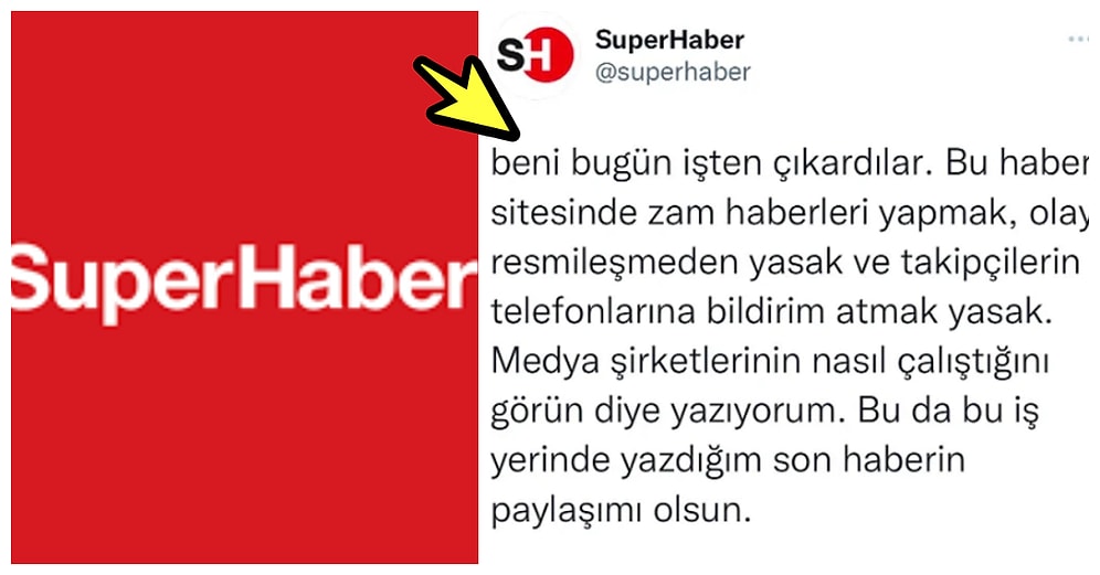 SuperHaber'de Sigortasız Çalıştırıldığı İddia Edilen Kadının Sitenin Hesabından Yaptığı Paylaşımlar Gündemde