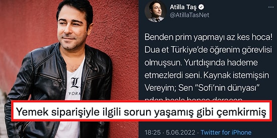 'Yurt Dışında Hademe Etmezlerdi' Öğretim Görevlisinin Videosunu Beğenmediğini Söyleyen Atilla Taş Tepki Çekti