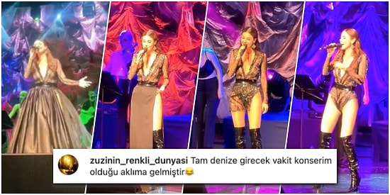 Sahnede Yavaş Yavaş Soyunarak Mayosuyla Kalan Defne Samyeli'nin Şovu Geceye Damgasını Vurdu!