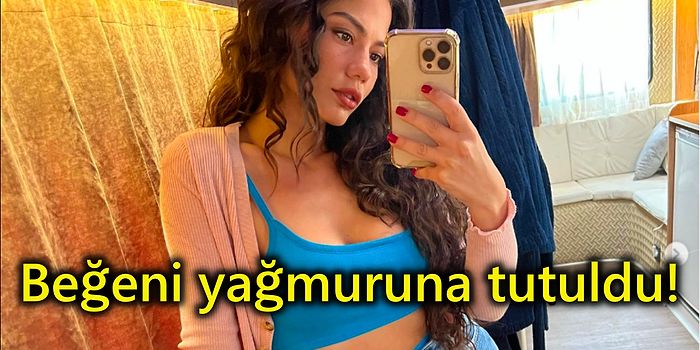 Demet Özdemir'ın Ayna Pozu Beğeni Yağmuruna Tutuldu!