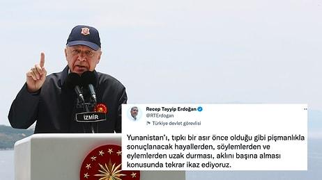 Cumhurbaşkanı Erdoğan'ın Yunanistan'a Sert Uyarılarda Bulunduğu Tweetlerine Yunanistan Vatandaşları Ne Dedi?