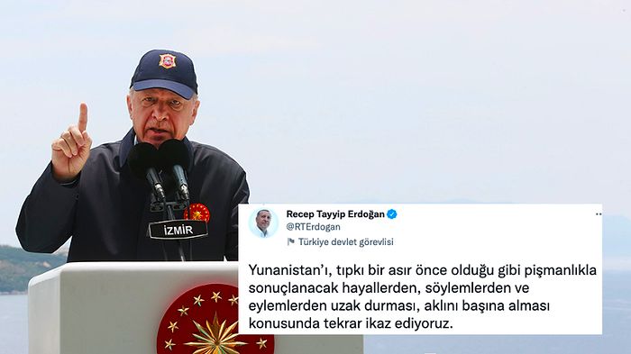 Cumhurbaşkanı Erdoğan'ın Yunanistan'a Sert Uyarılarda Bulunduğu Tweetlerine Yunanistan Vatandaşları Ne Dedi?