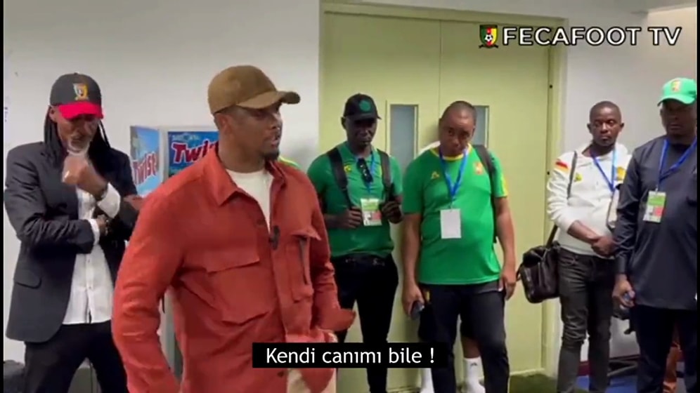 Kamerun'un 1-0'lık Galibiyetinden Memnun Olmayan Samuel Eto’o Soyunma Odasında Futbolcuların Canına Okudu