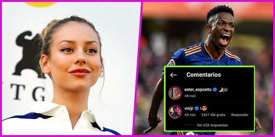 Neler Oluyor? Real Madrid'li Vinicius Junior'ın Ünlü Oyuncu Ester Exposito ile Aşk Yaşadığı İddia Edildi