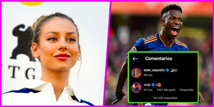 Neler Oluyor? Real Madrid'li Vinicius Junior'ın Ünlü Oyuncu Ester Exposito ile Aşk Yaşadığı İddia Edildi