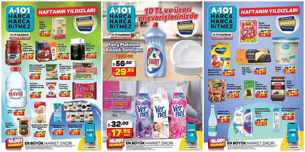 11 - 17 Haziran 2022 A101 Haftanın Yıldızları Kataloğu