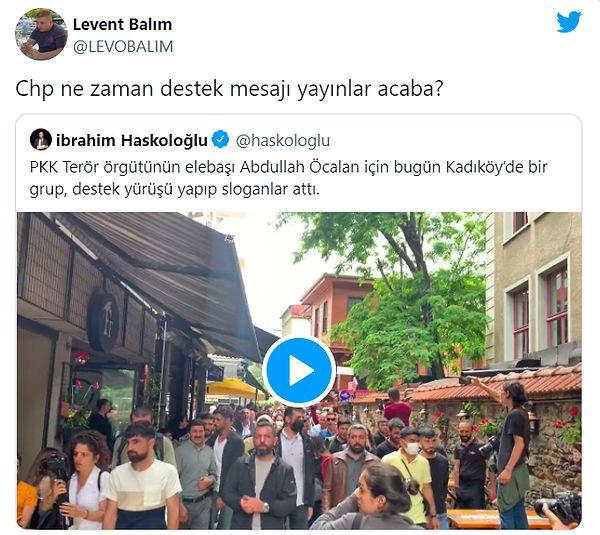 Tepkilere neden olan olayın ardından ünlü yayıncı Levent "Levo" Balım attığı bir tweet ile tepki topladı.
