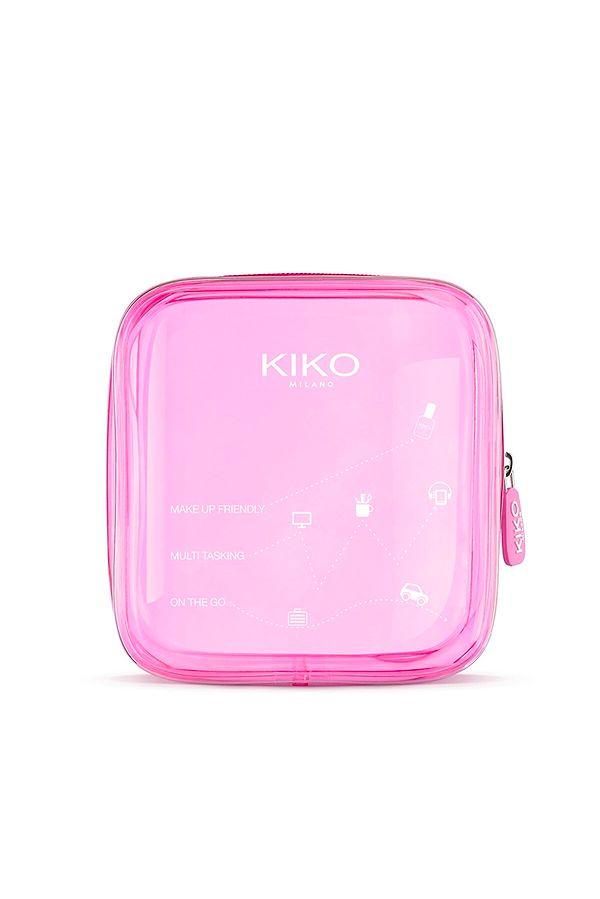 3. Kiko şeffaf makyaj çantası.