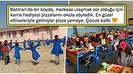 Daha Önce Hiç Pizza Yemeyen Öğrencilere Jest Yaparak Kutlama Havası Yaratan Öğretmen Kalbinizi Eritecek