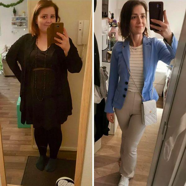 14. "Kilo verme yolculuğuma 2020/21'de başladım, kilomu yarı yarıya azaltarak kendimi daha iyi hissetmeye başladım."