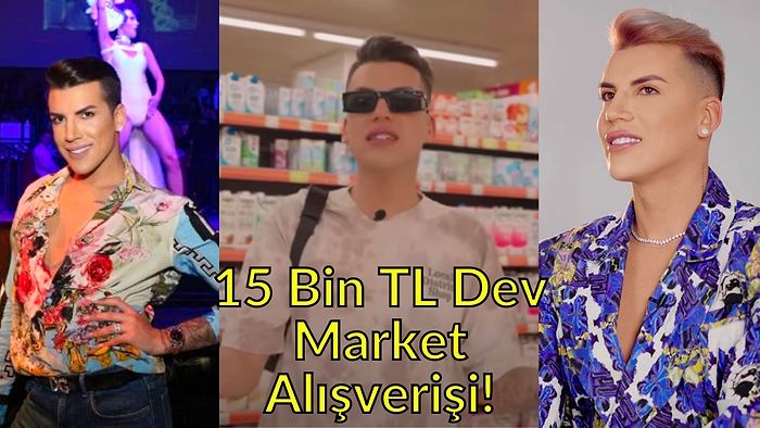 Kerimcan Durmaz'ın "15K Market Alışverişi" Videosu Şok Etkisi Yarattı!