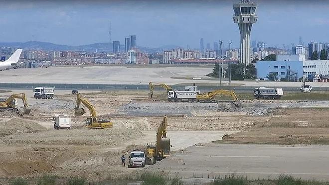 Son Hali: Milli Servet Atatürk Havalimanı'nın Yıkımına Devam Ediliyor