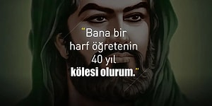 En Güzel Hz. Ali Sözleri Hz. Ali'nin Haklıyken Kullanılacak Anlamlı