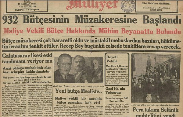 Bugünün eski gazetesi: 21 Haziran 1932