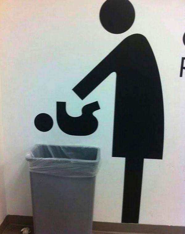 11. Lütfen çocuklarınızı çöpe atmayın.