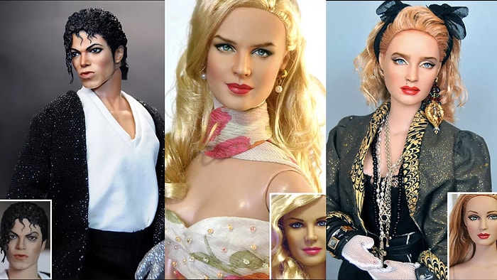 Художник перекрашивает куклы знаменитостей, чтобы они выглядели более реалистично (18 Новых Фото)