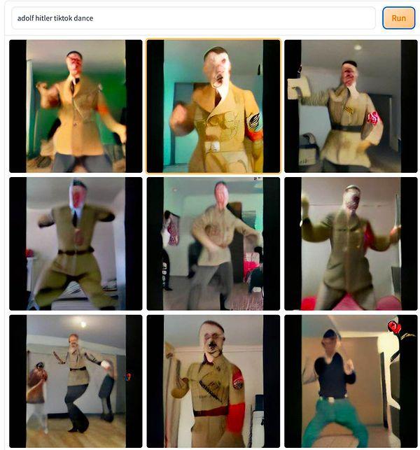24. "Adolf Hitler TikTok dansı yapıyor"