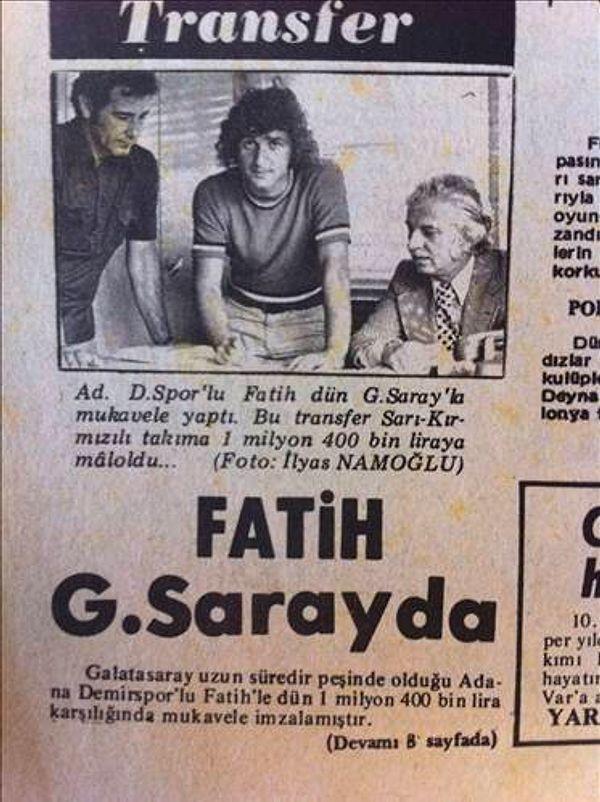 21 yaşında henüz gencecik bir delikanlıyken Galatasaraylı olan Fatih Terim'in kendisi bile bu kadar büyük bir sevgiye ulaşabileceğini hayal bile edemezdi.