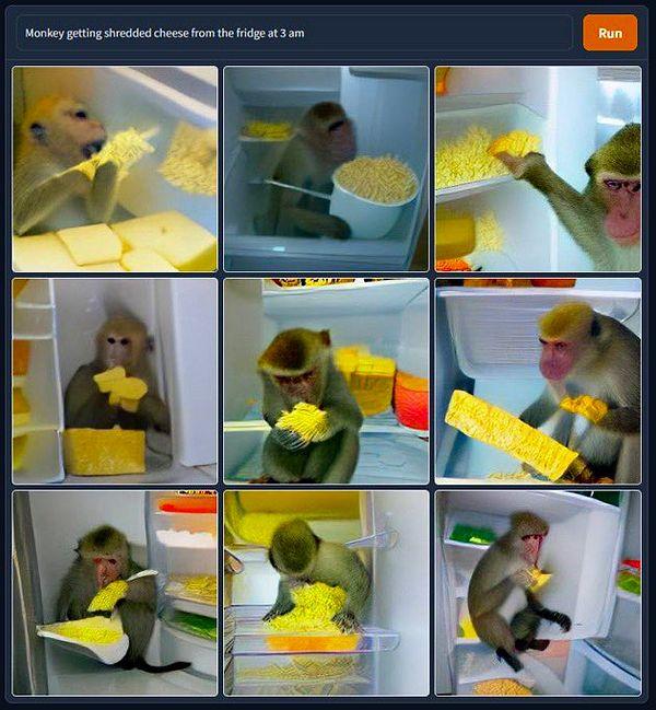 27. "Gece 3'te buzdolabından peynir çalan maymun"